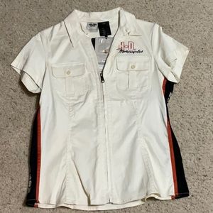 Brand New Harley Davidson zip up shirt